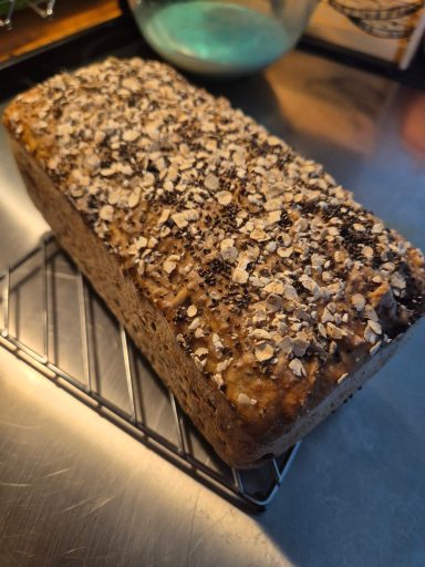 no-knead Körnerbrot